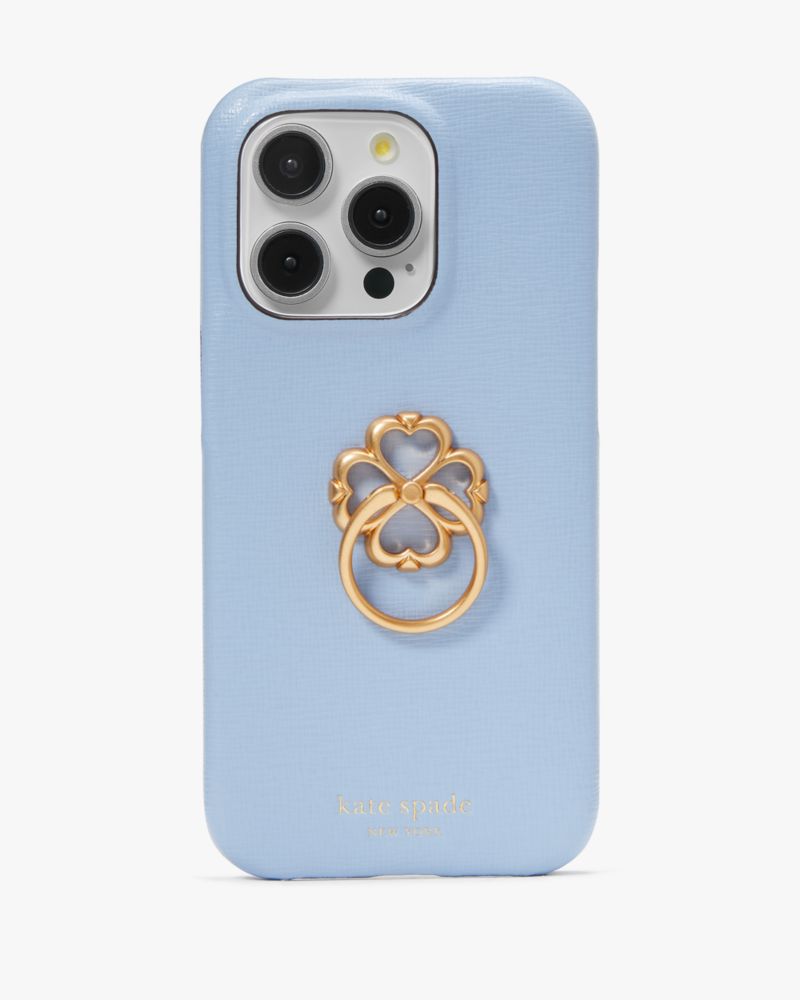 Kate Spade,Morgan Spade Ring Stand iPhone 15 Pro Case,North Star