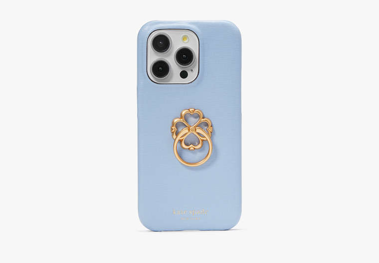Kate Spade,Morgan Spade Ring Stand iPhone 15 Pro Case,North Star