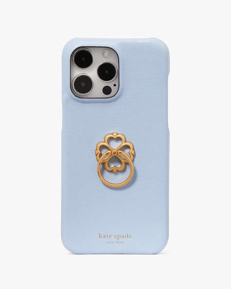 Kate Spade,Morgan Spade Ring Stand iPhone 15 Pro Max Case,North Star