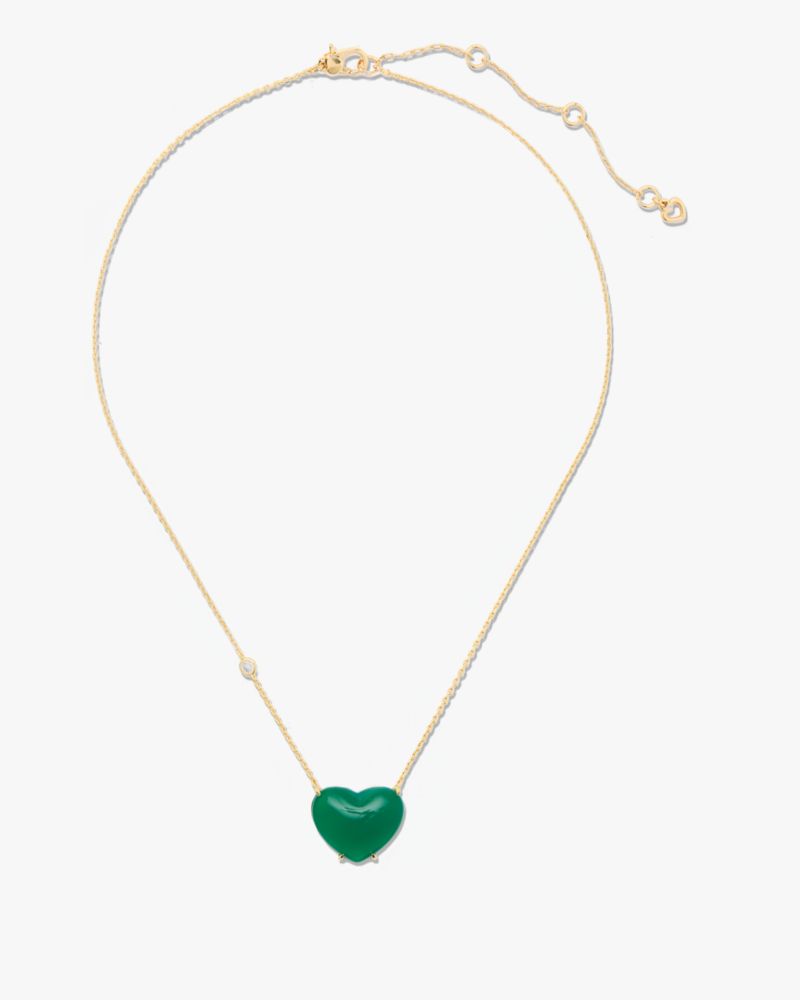 Kate Spade,Boris Lawrence Henson Foundation X Kate Spade Necklace,Single Strand,Agate,Gem Embellishment,Gold Plated,Casual,