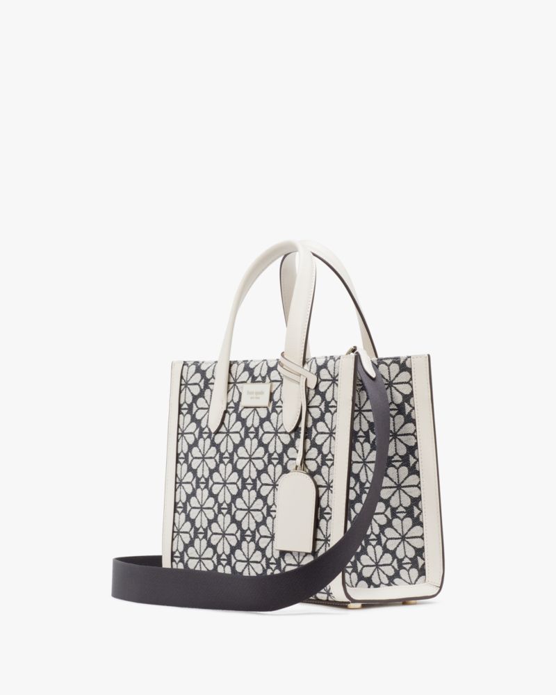 Spade Flower Manhattan Tote Bag aus Jacquard, klein, , Product