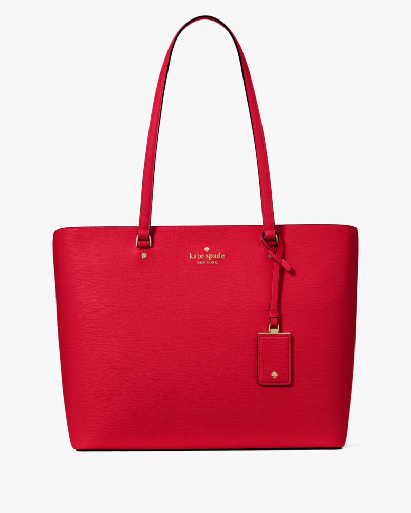 Kate spade red tote on sale