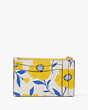 Kate Spade,Morgan Sunshine Floral Printed Card Case Wristlet,Cream Multi