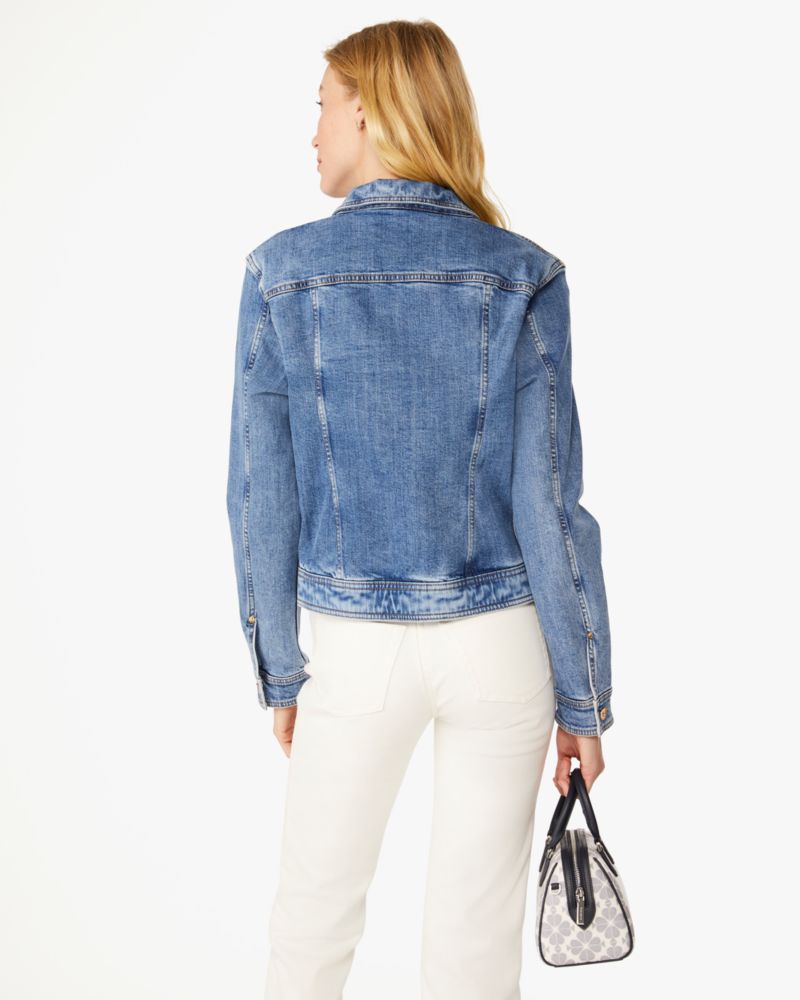 Kate Spade,Classic Denim Jacket,Vintage Lake Wash