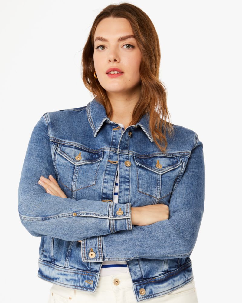 Kate Spade,Classic Denim Jacket,Vintage Lake Wash