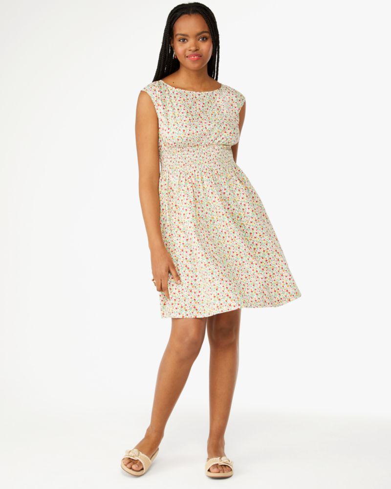 Kate Spade,Ditsy Blossom Blaire Dress,Cream