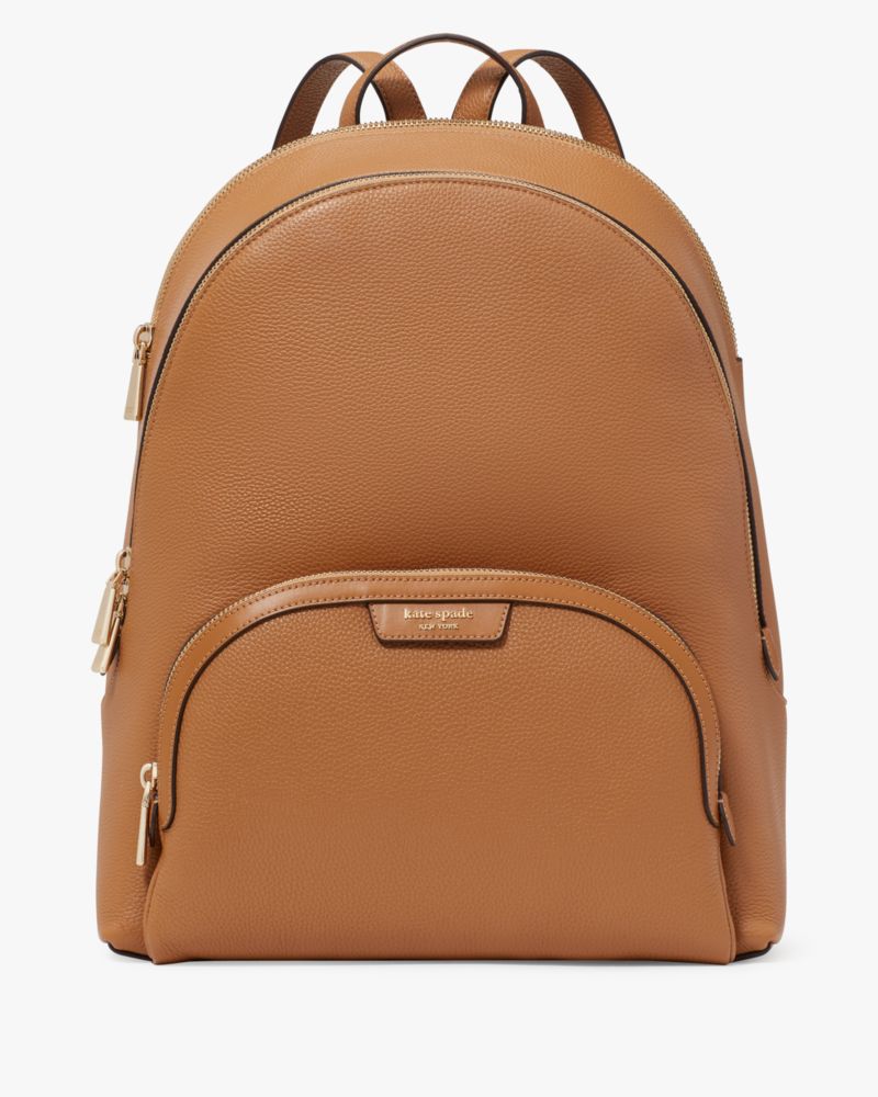 Kate Spade,Hudson Large Backpack,Bungalow Brown