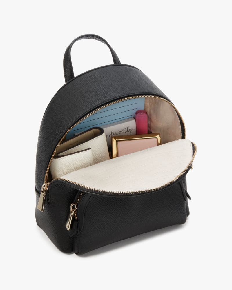 Kate spade black mini backpack online