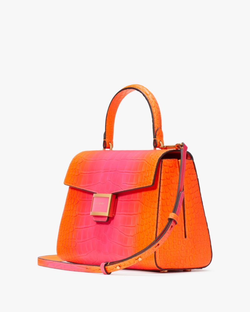Katy Ombre Croc Embossed Medium Top Handle Bag Kate Spade GB