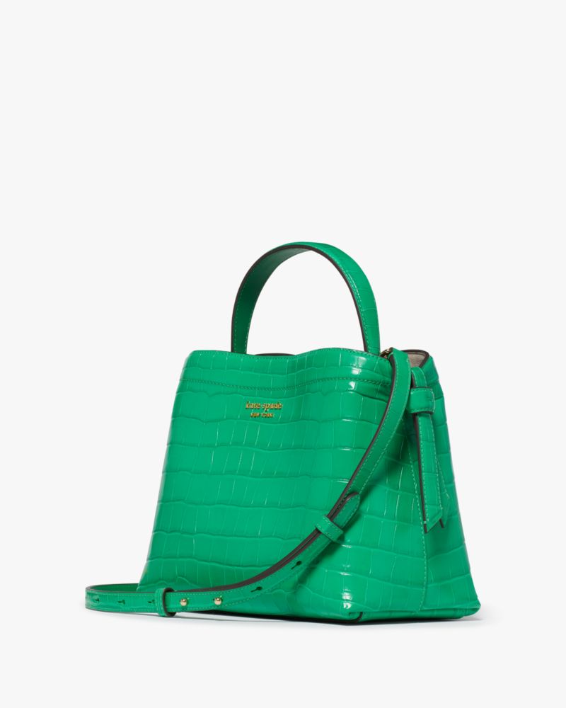 バッグ Kate Spade Cleo Croc Embossed Italian Kyla Croc Embossed Top Handle Saddle Bag | Kate Spade Outlet