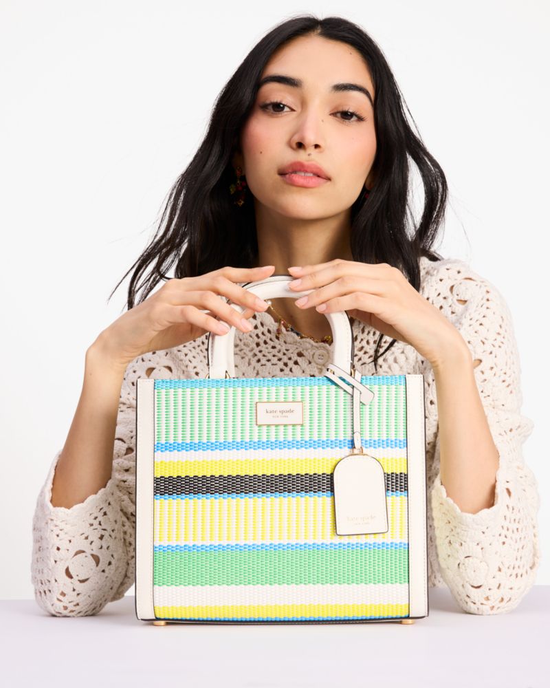 Kate Spade,マンハッタン ストライプ スモール トート,トートバッグ,