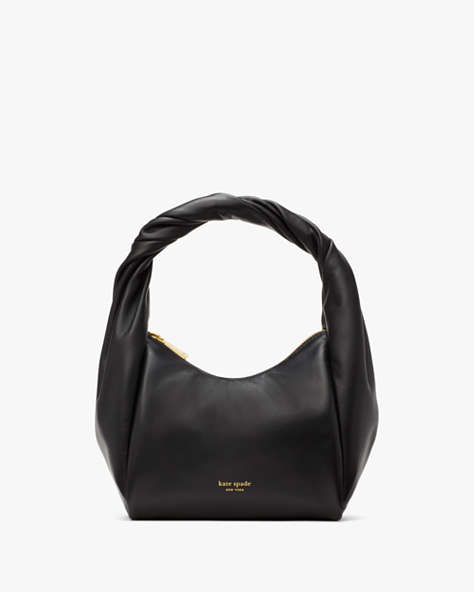 Kate Spade,Twirl Top-Handle Bag,Black