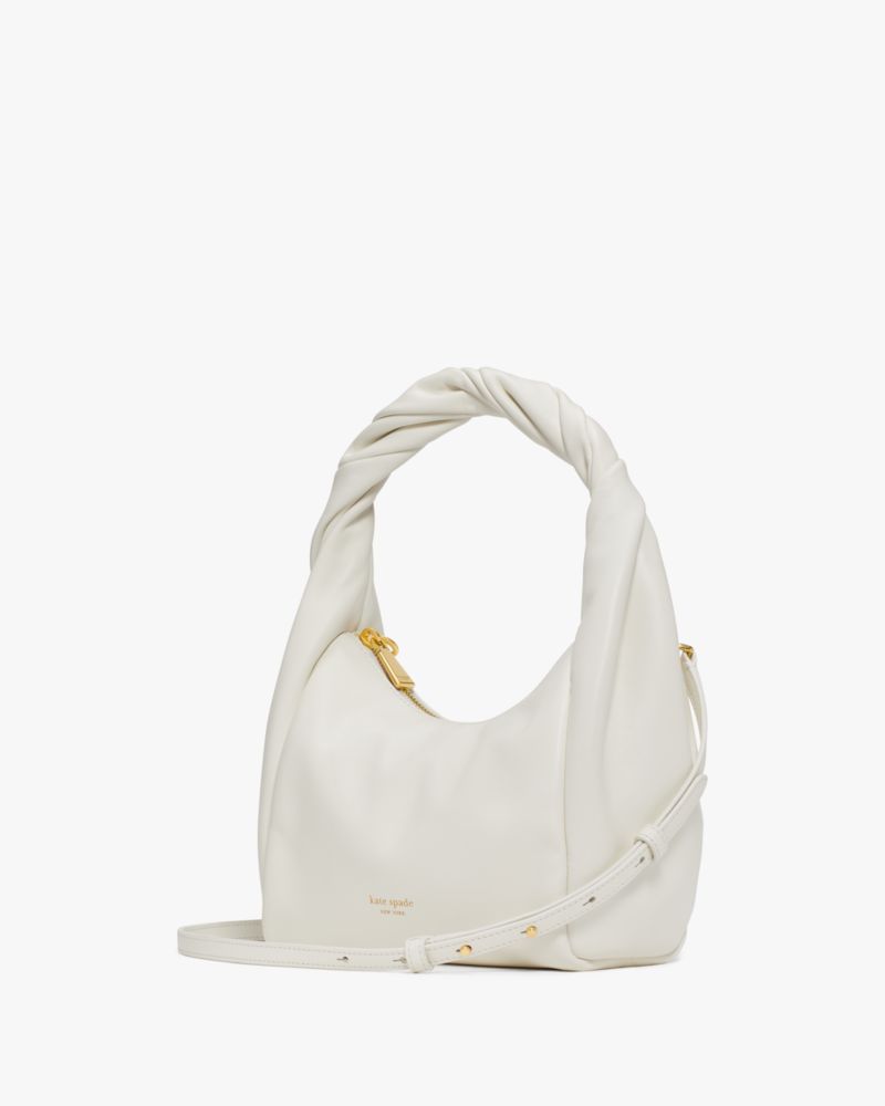 Kate Spade,Twirl Top-Handle Bag,Cream