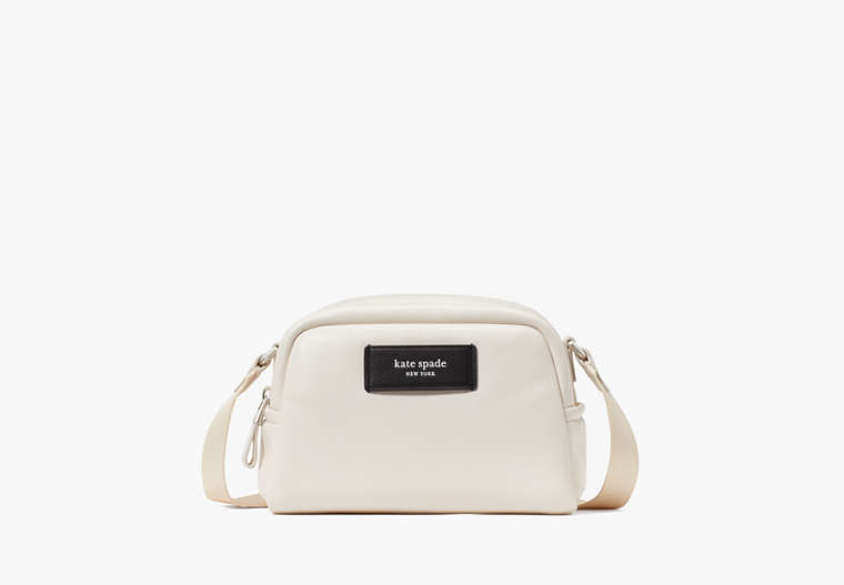 Kate Spade,Puffed Small Crossbody,Parchment image number 0