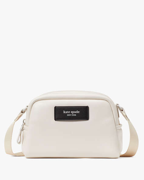 Kate Spade,Puffed Small Crossbody,Parchment