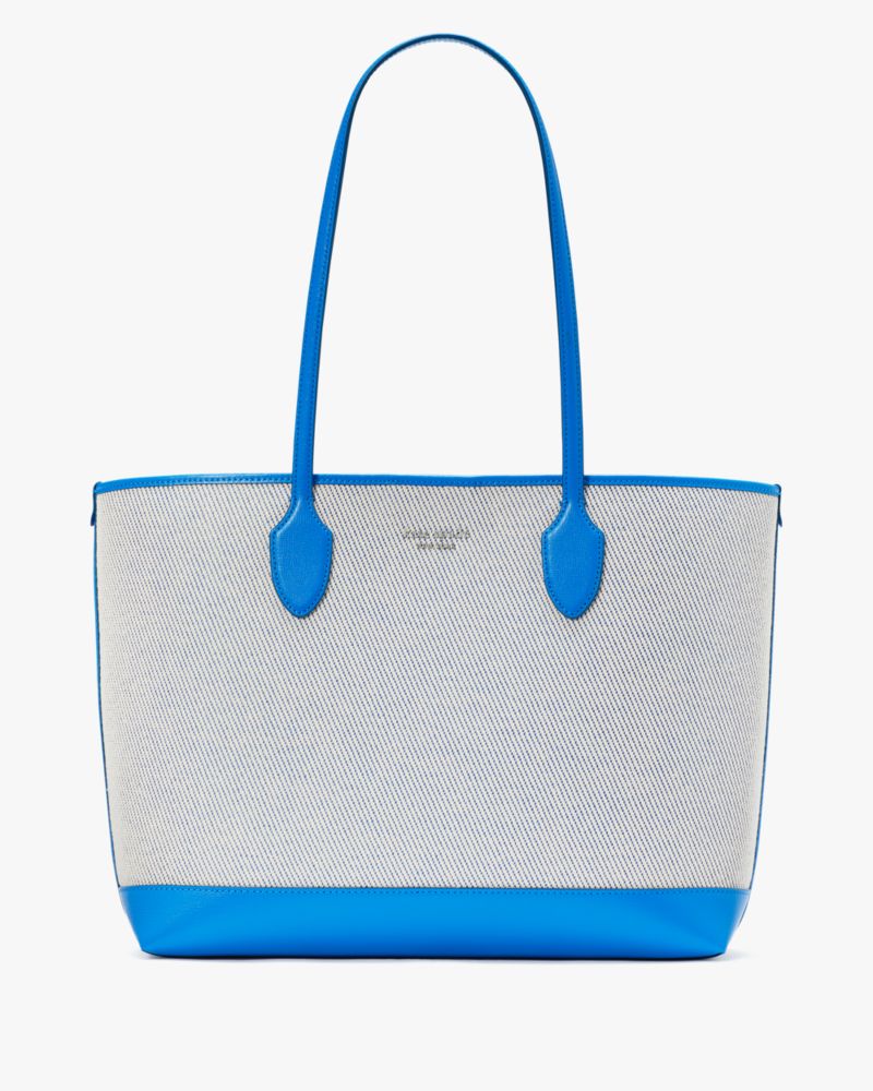 Kate Spade,Bleecker Canvas Large Tote,Summer Night Multi