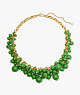Kate Spade,Have A Ball Statement Necklace,Ks Green