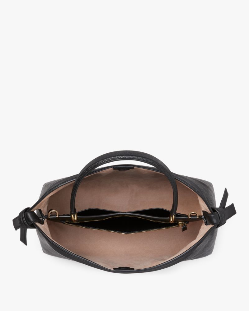 Kate Spade,ノット ラージ トップ ハンドル バッグ,バッグ,ブラック
