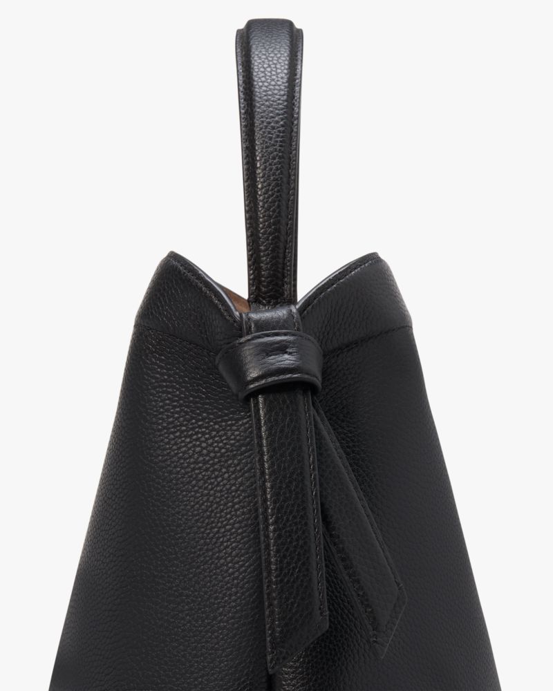 Kate Spade,ノット ラージ トップ ハンドル バッグ,バッグ,ブラック