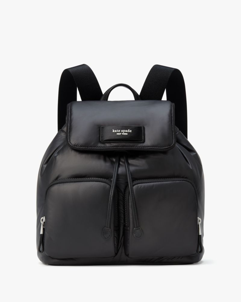 Kate Spade,Puffed Backpack,Black