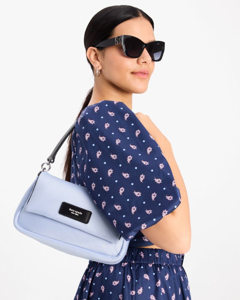 Kate Spade,Puffed Lola Convertible Crossbody,Blue