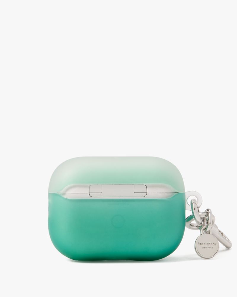 Kate Spade,Ombre AirPod Pro Second Gen Case,Mint Liqueur Multi