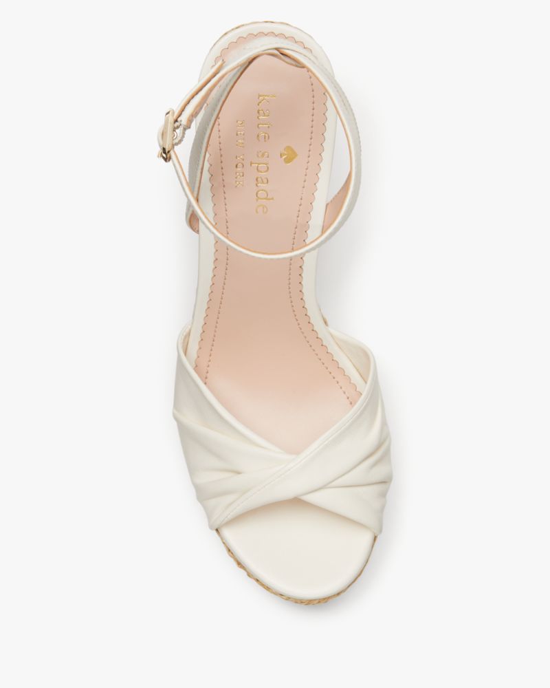 Kate Spade,Tallulah Strawberry Garden Espadrilles,Rubber,Nappa Leather,Sandals,Espadrilles,Embroidered,Twist,Day Party,Cream