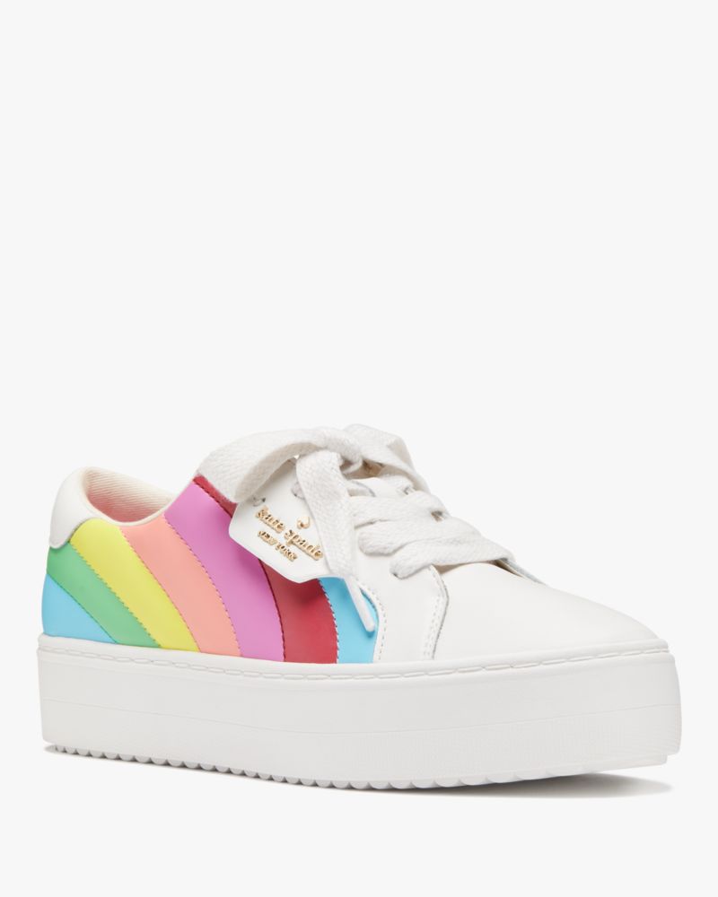 Kate Spade,Rainbow Collection Selena Sneaker,Multi Color