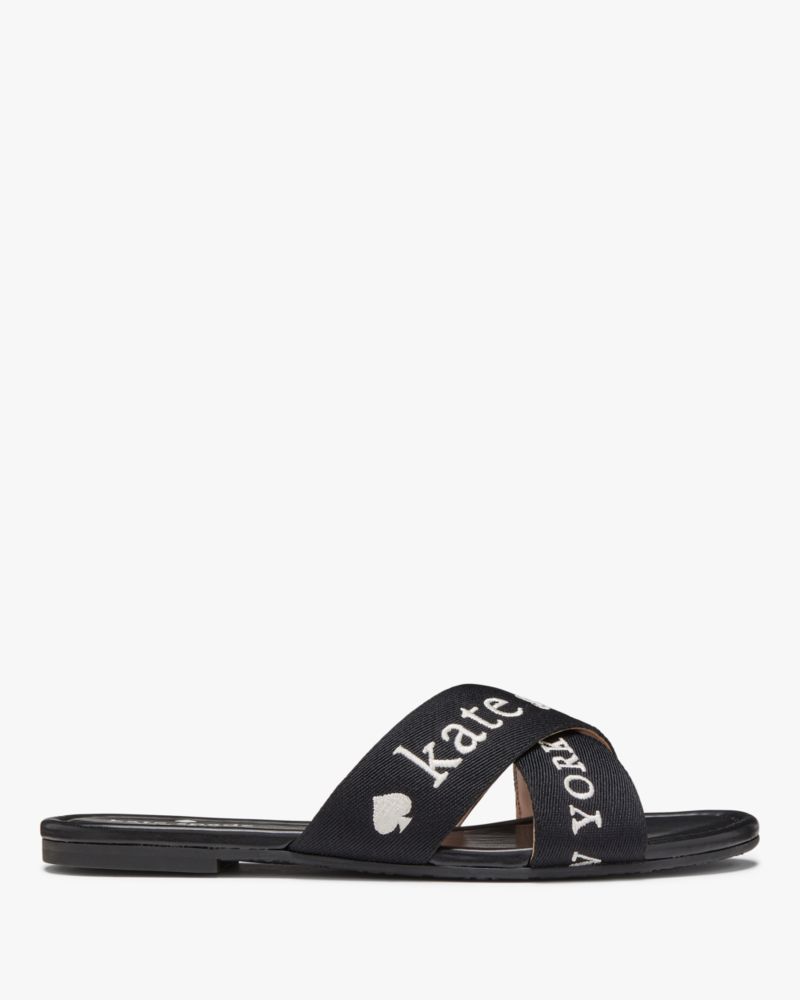 Kate Spade,Piper Slide,Black