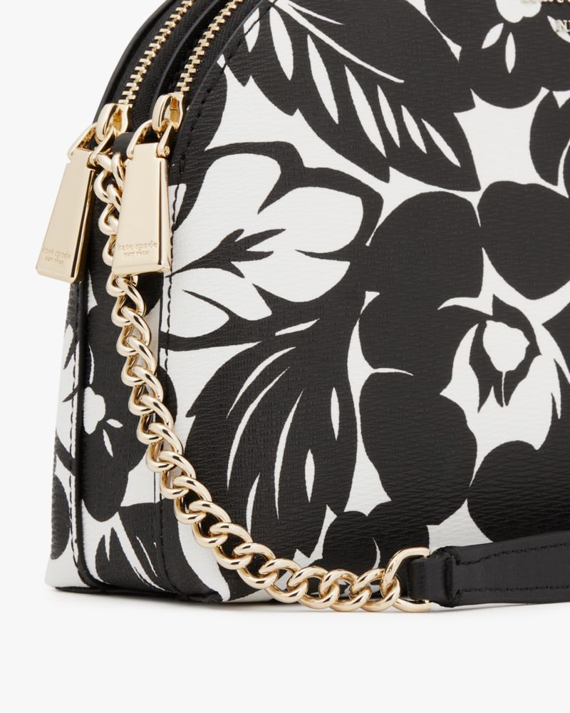 Morgan Tropical Foliage Double Zip Dome Crossbody | Kate Spade New