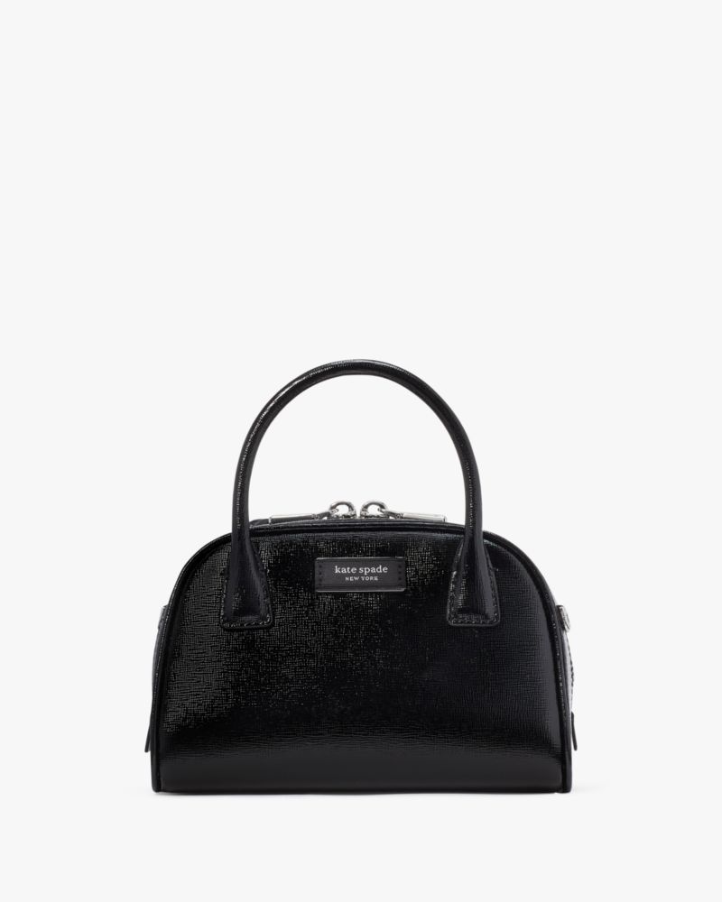 Kate Spade,Sam Icon Mini Duffle Bag,Black