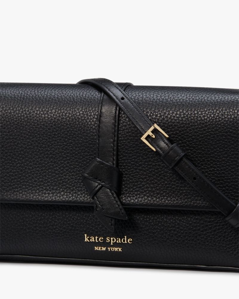 Kate Spade,ノット フラップ チェーン クロスボディ,クロスボディ / 斜めがけ,ブラック
