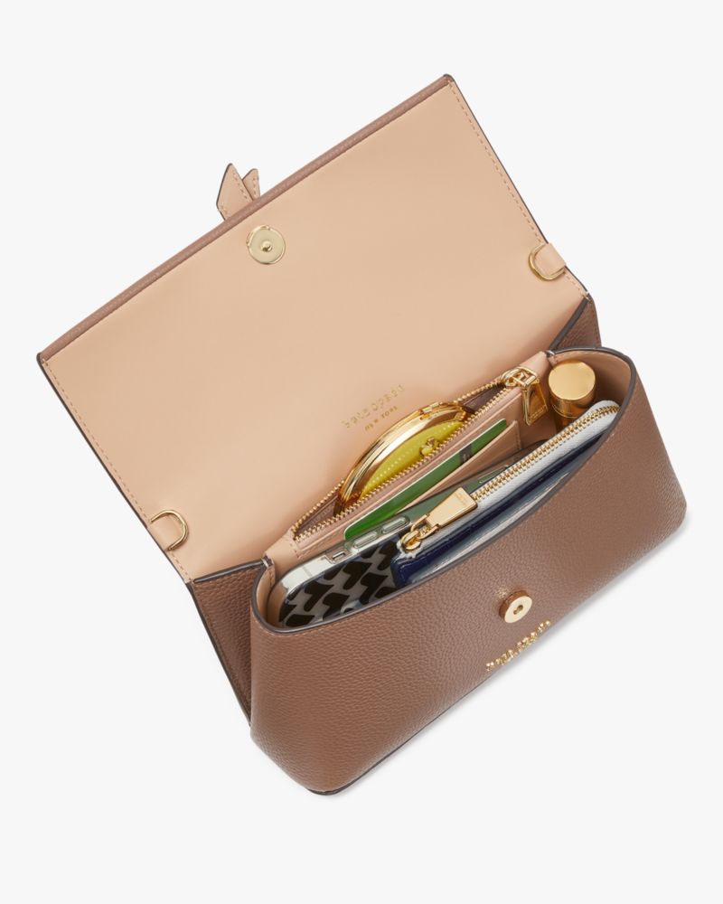 Kate Spade,ノット フラップ チェーン クロスボディ,クロスボディ / 斜めがけ,ウォームエイコーン