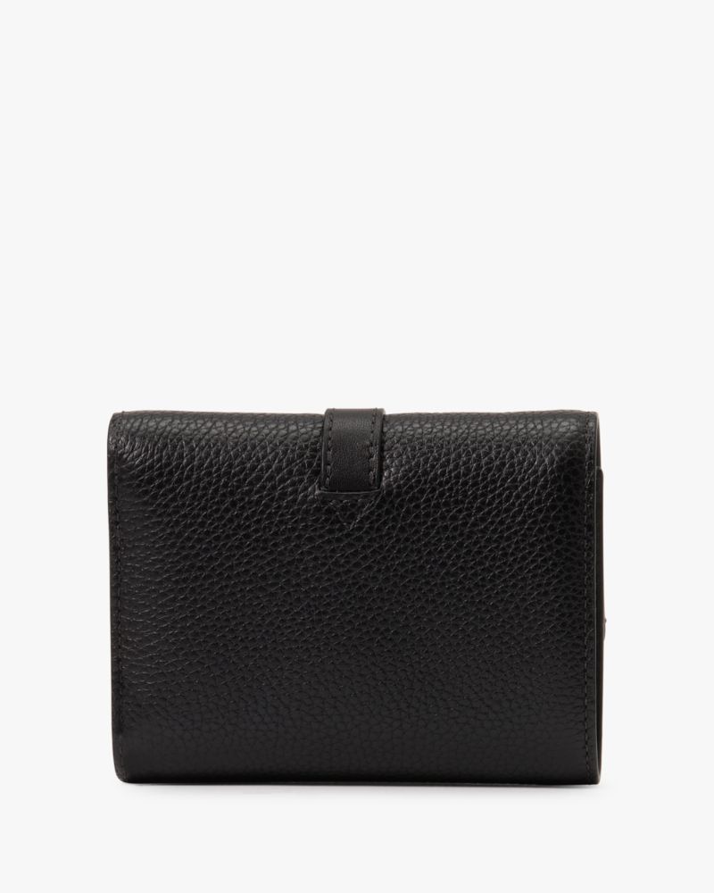 Kate Spade,Knott Small Compact Wallet,Black
