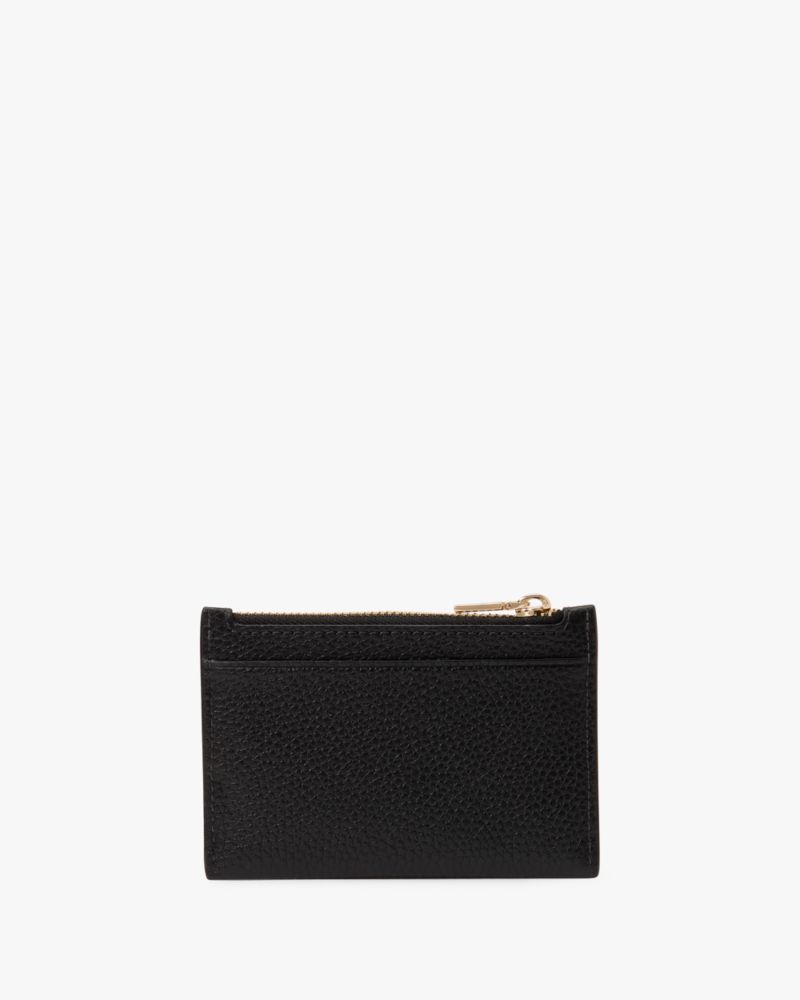 Kate Spade,Knott Zip Card Holder,Black