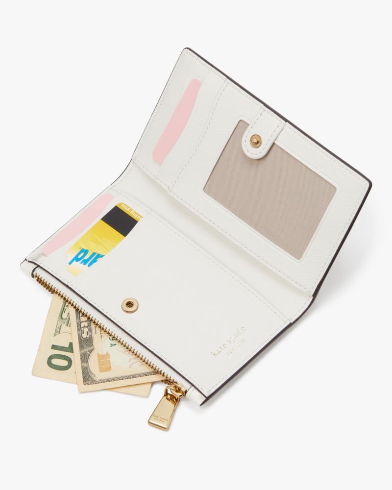 Kate Spade,モーガン デイジー ドット スモール スリム バイフォールド ウォレット,ミニ財布,