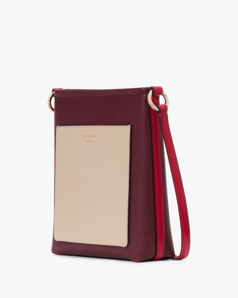 Kate Spade,AVA SWINGPACK ,Leather,Crossbody,Logo,Word Embellishment,Casual,Beige