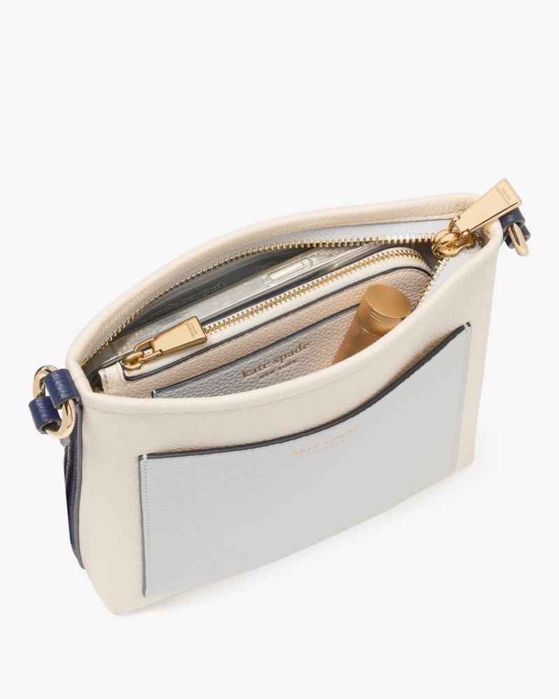 Kate Spade,AVA SWINGPACK ,Leather,Crossbody,Logo,Word Embellishment,Casual,Multi Color