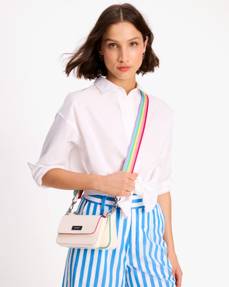 Double Up Rainbow Trim Crossbody | Kate Spade New York