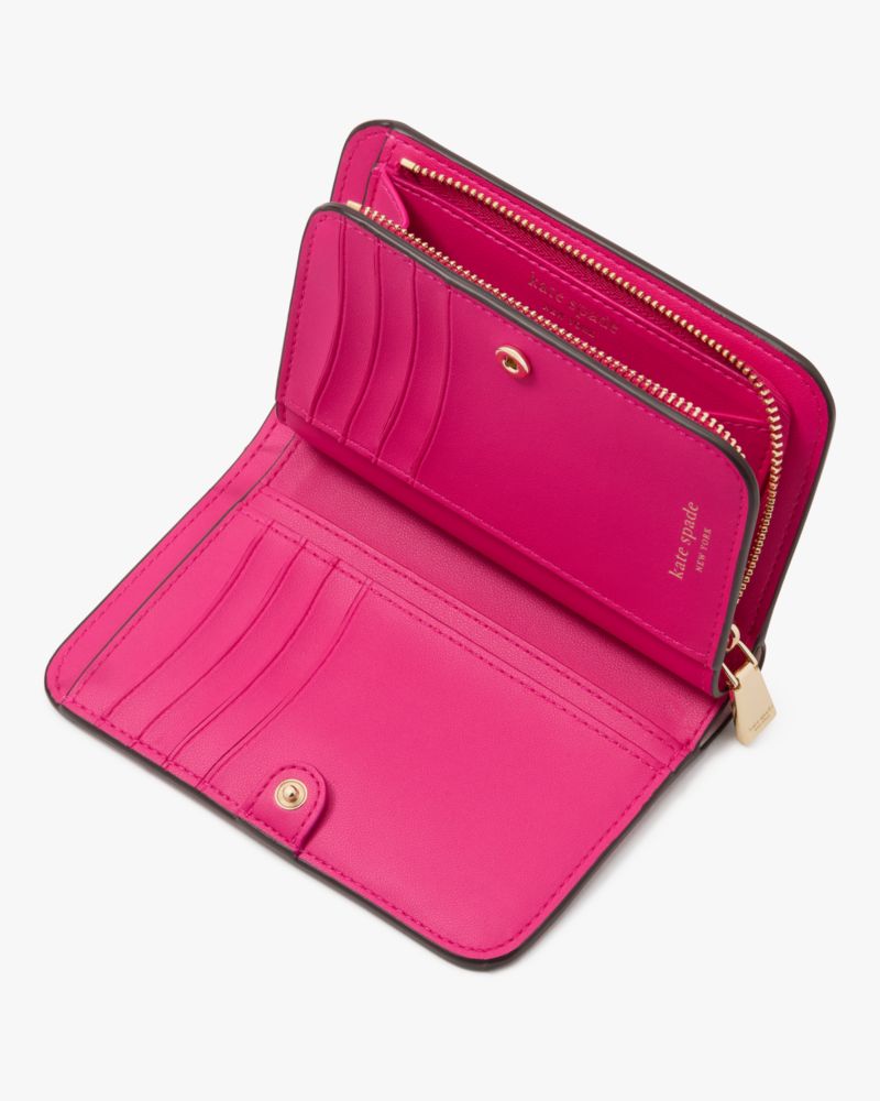 Kate Spade,Morgan Ombre Compact Wallet,Melon Ball Multi