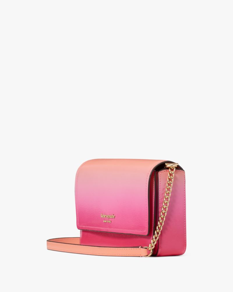 Kate Spade,Morgan Ombre Flap Chain Wallet,Melon Ball Multi