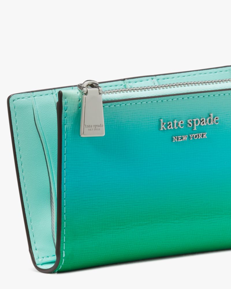 Morgan Ombre Small Slim Bifold Wallet | Kate Spade New York display picture 3