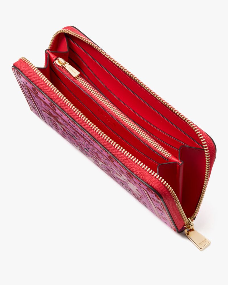 Kate Spade,Morgan Bandana Zip-around Continental Wallet,