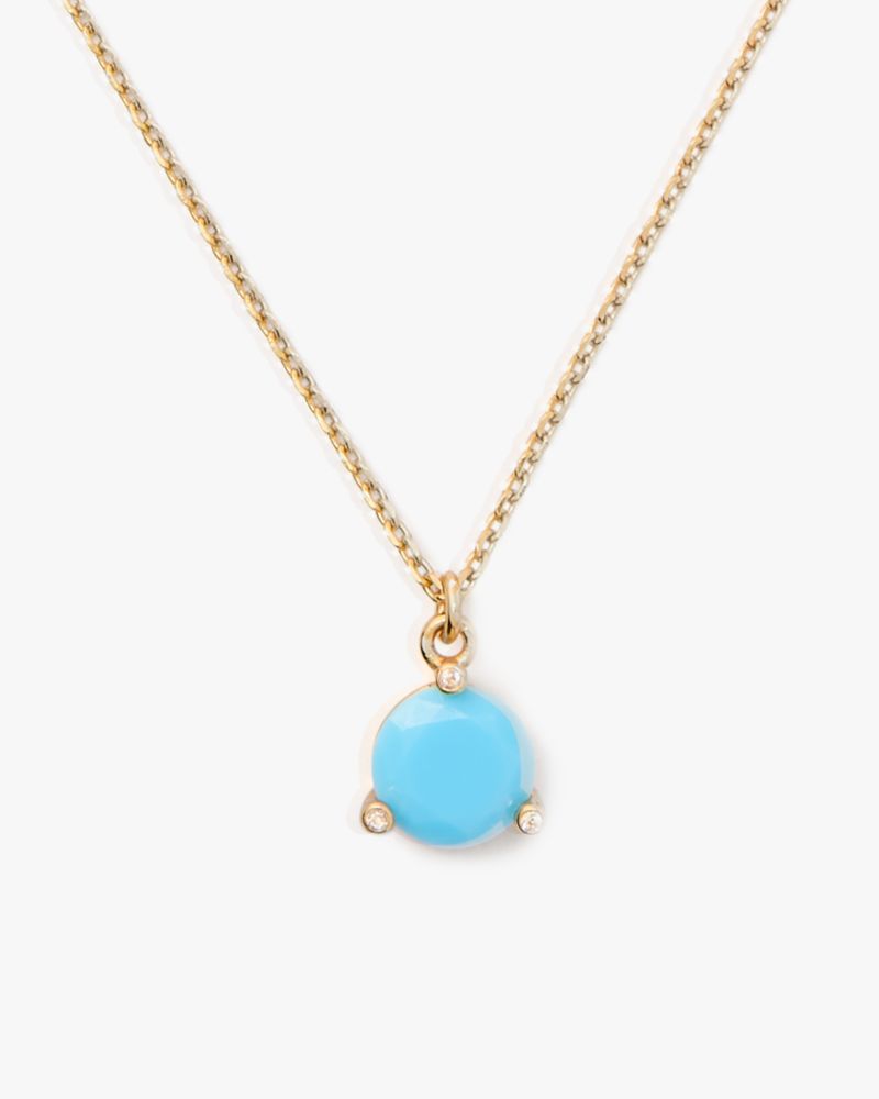 Kate Spade,Rise And Shine Mini Pendant,Turquoise