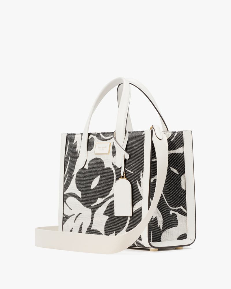 Manhattan Tropical Foliage Canvas Jacquard Small Tote | Kate
