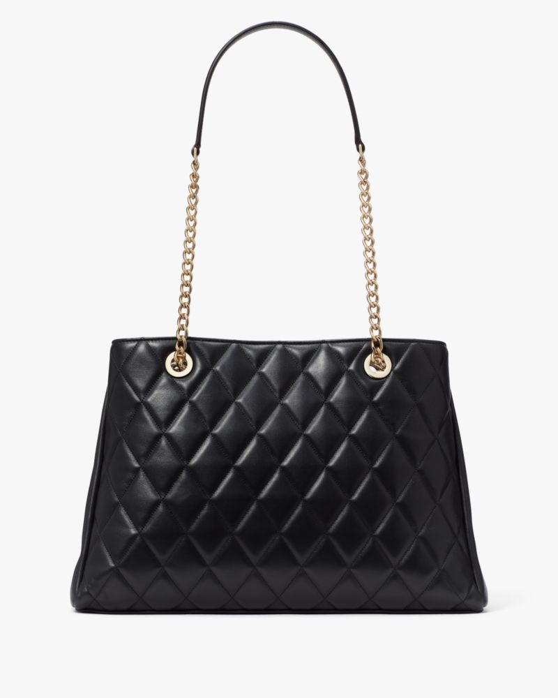 Kate spade black quilted purse on sale