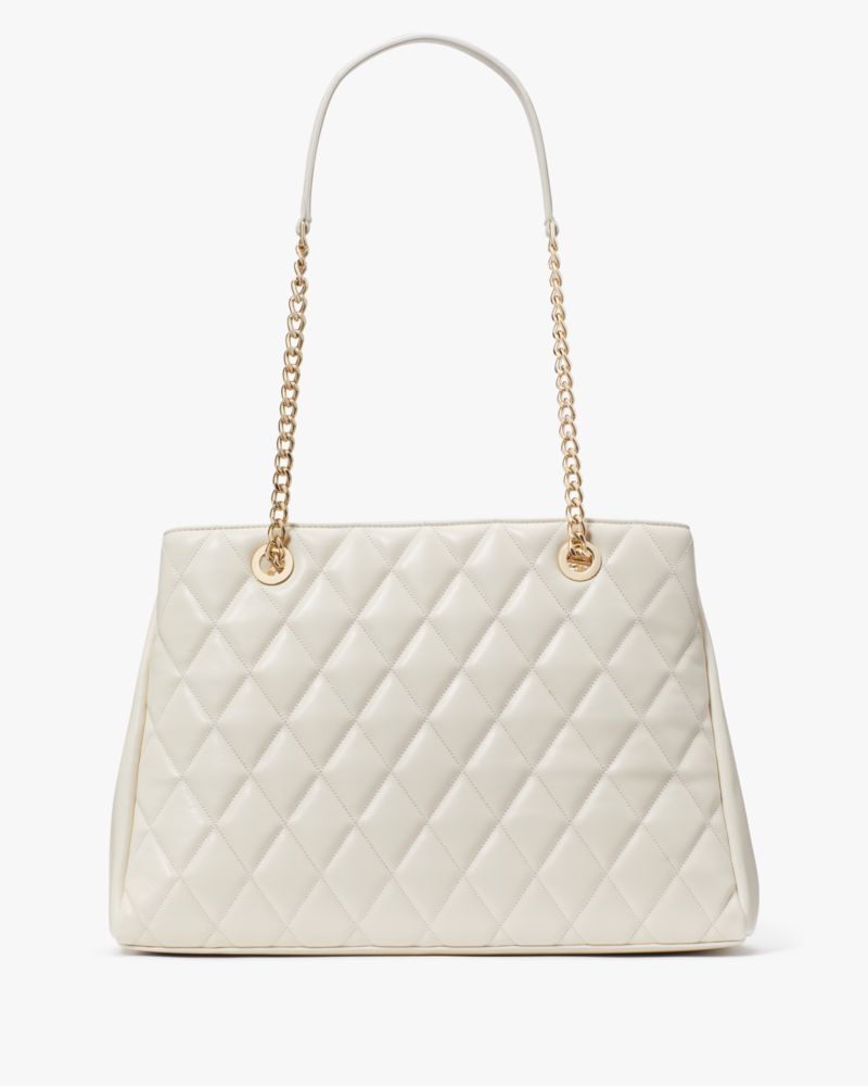 Kate Spade Outlet Carey Quilted Tote Meringue Handbags Purses