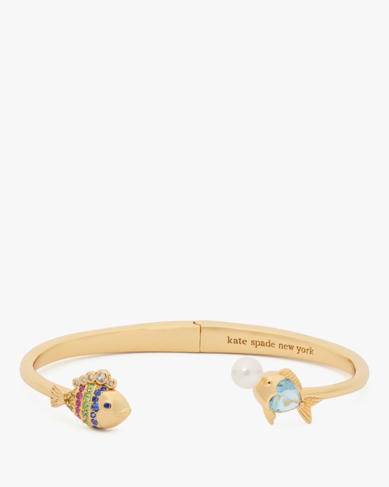 Kate Spade,What A Catch Open Cuff,Blue Multi