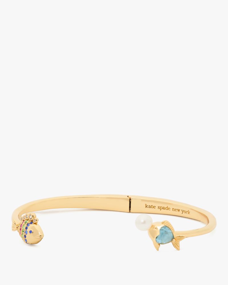 Kate Spade,What A Catch Open Cuff,Blue Multi