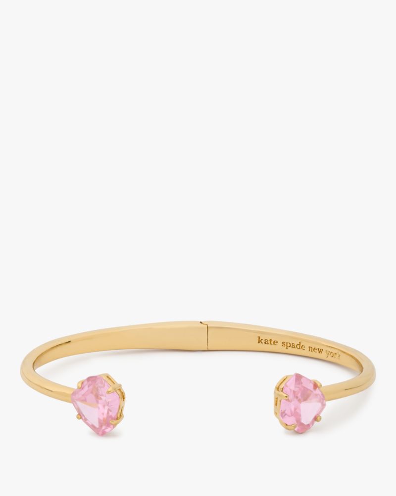 Kate Spade,Treasure Trove Hinge Cuff,Pink